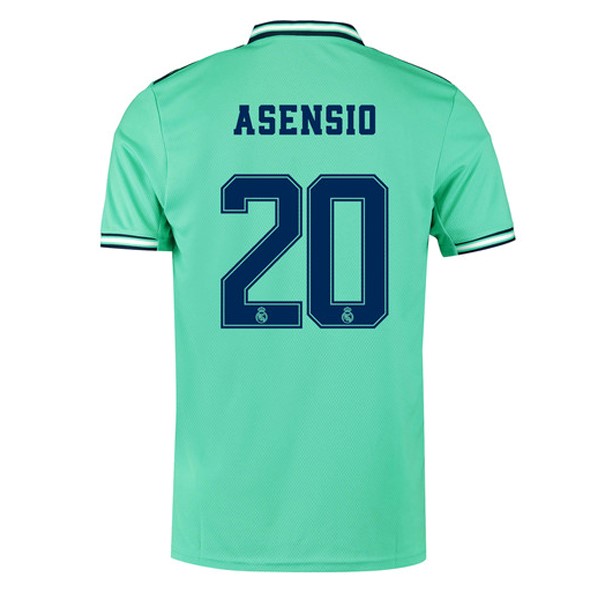 Trikot Real Madrid NO.20 Asensio Ausweich 2019-20 Grün Fussballtrikots Günstig